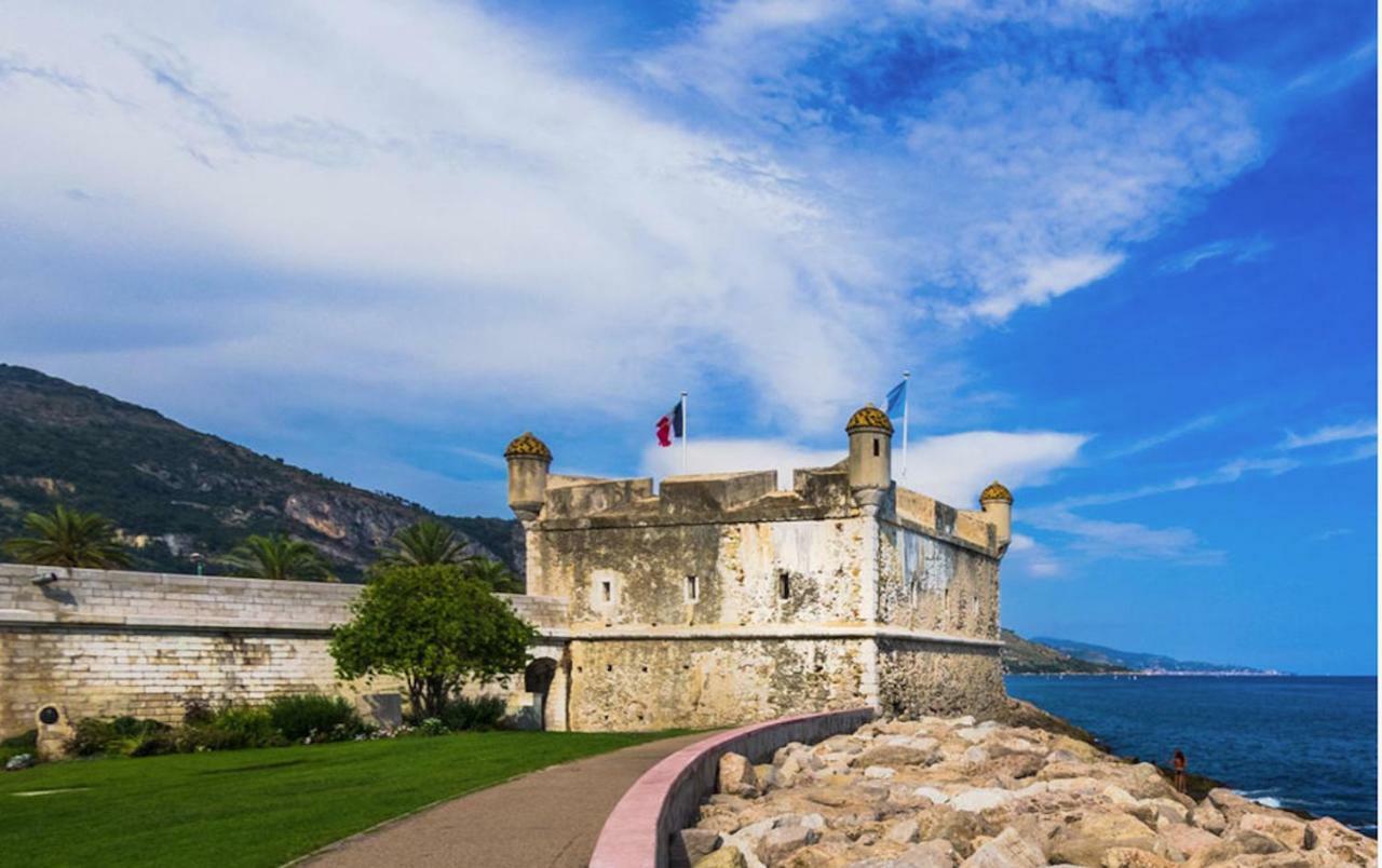 Menton Smartworking And Relax On The Beach, Seaview Exterior foto